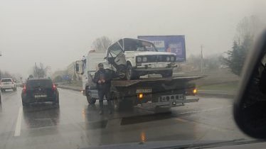 Qəbələdə ürəyi dayanan sürücü qəza törətdi – Foto