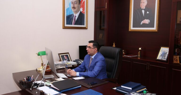 Elmar Gasimov holds online meeting with rector of Istanbul Technical University