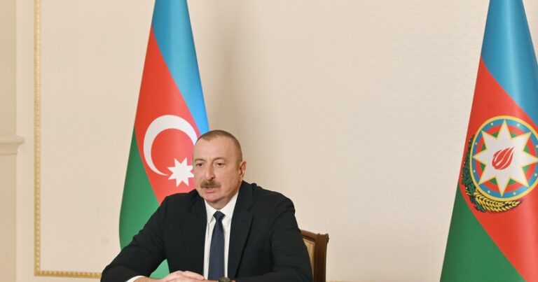 Azərbaycan Prezidenti Macarıstanın xarici işlər və ticarət nazirini videoformatda qəbul edib