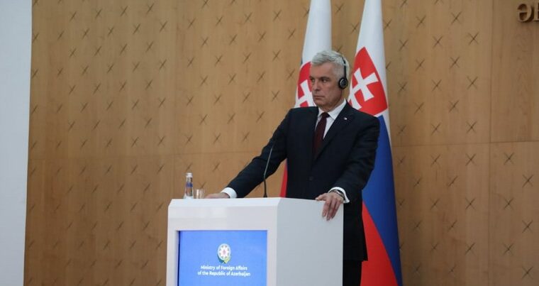 FM: Slovakia praises ceasefire statement on Karabakh