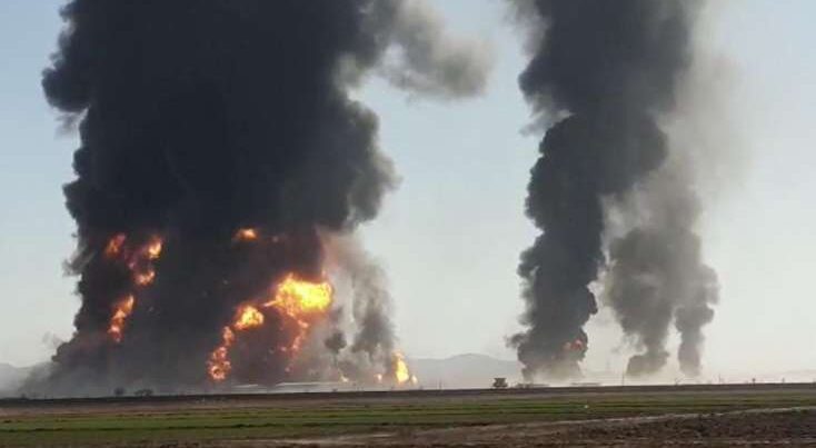 Neft zavodu bombalandı – Şiddətli partlayışlar baş verir