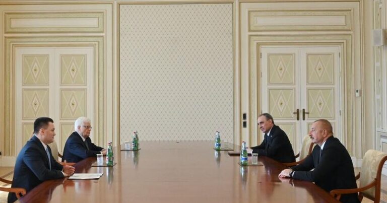 İlham Əliyev Rusiyanın Baş prokurorunu qəbul etdi