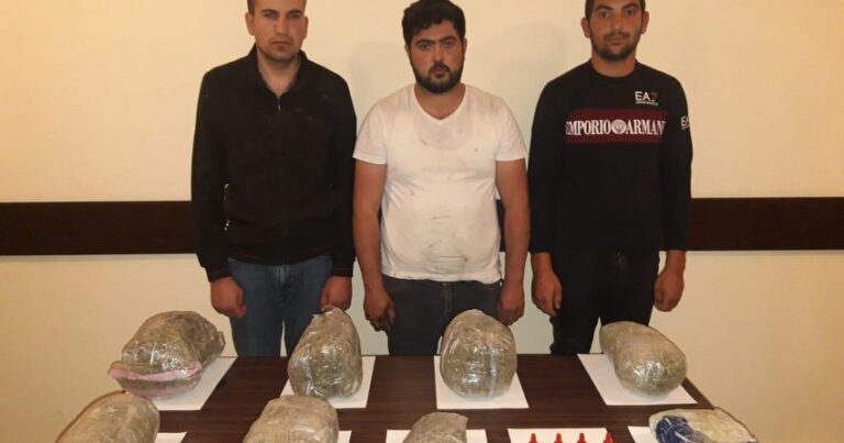İrandan Azərbaycana narkotik keçirmək istəyən 5 nəfər saxlanıldı