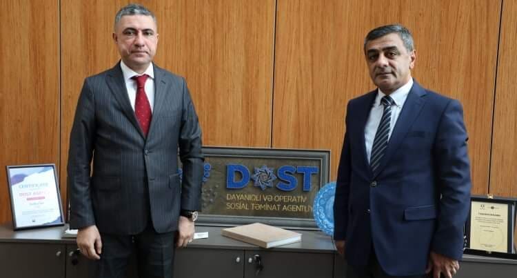 Председатель международного альянса «Азербайджан-Украина» Эльмар Мамедов встретился  с руководством агентства “DOST”