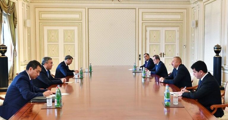 Prezident İlham Əliyev Qazaxıstanın Baş nazirinin müavinini qəbul etdi