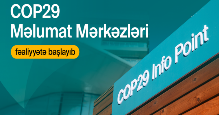 COP29 Məlumat Mərkəzləri fəaliyyətə başladı