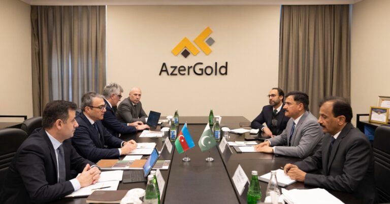 “AzerGold” Pakistan şirkətinin nümayəndələri ilə görüşüb – FOTO