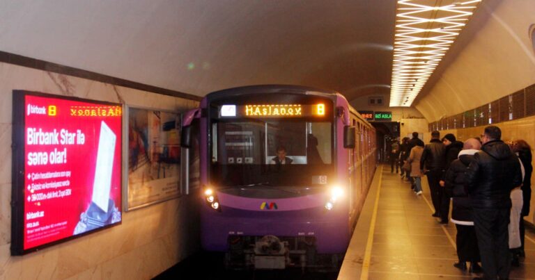 Qarlı havada Bakı metrosundan nə qədər sərnişin istifadə edib?